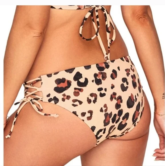New Adore Me Nadzia Contour Bikini Bottoms | Leopard‎ XL - Picture 2 of 5